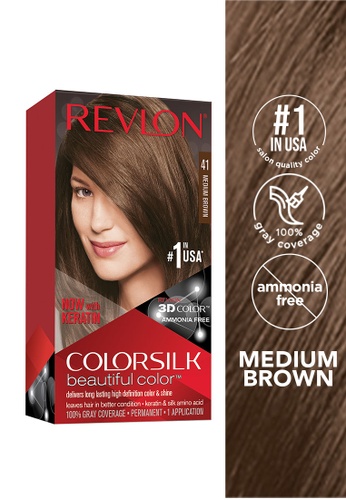 REVLON Colorsilk Beautiful Color Permanent Hair Color (Medium Brown) |  ZALORA Philippines