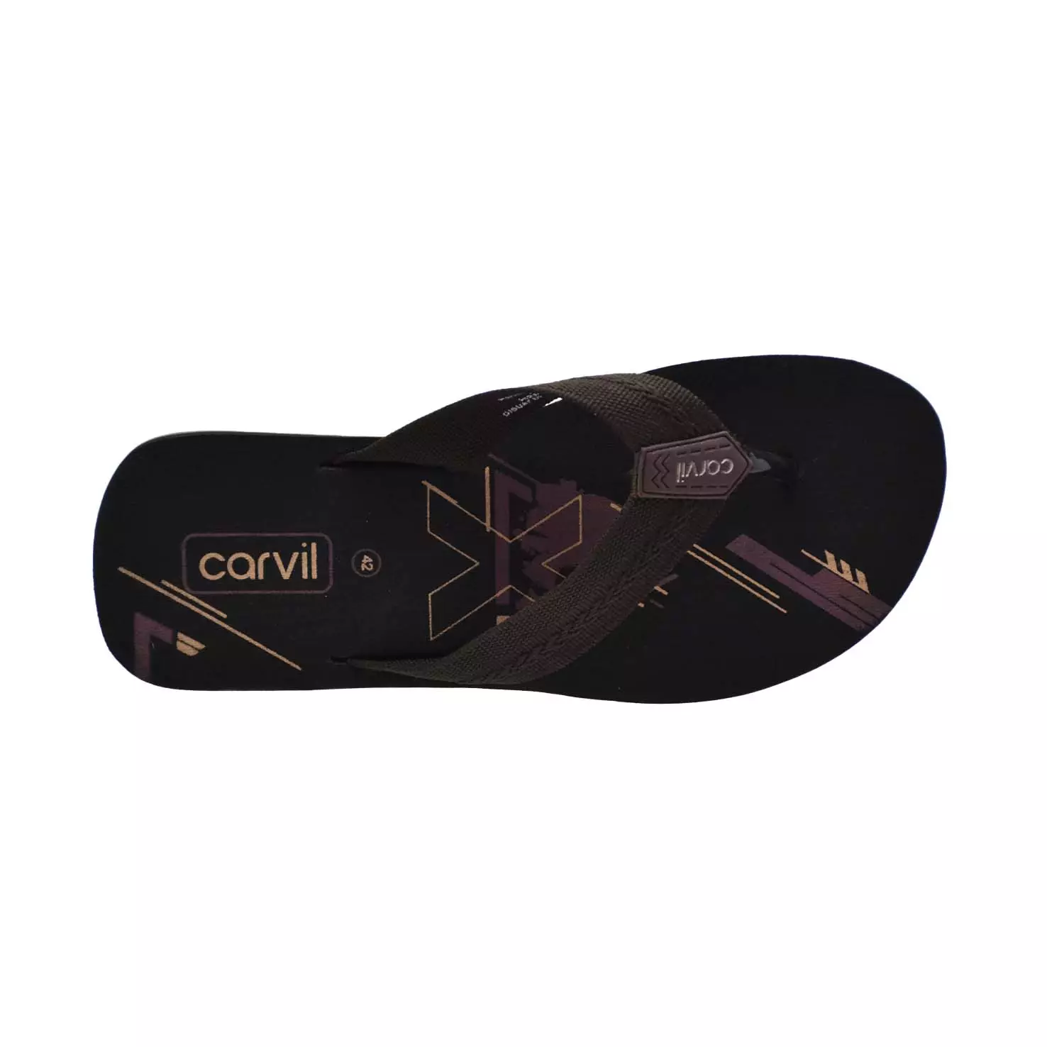 Carvil Sandal Pria Puicher-M Brown