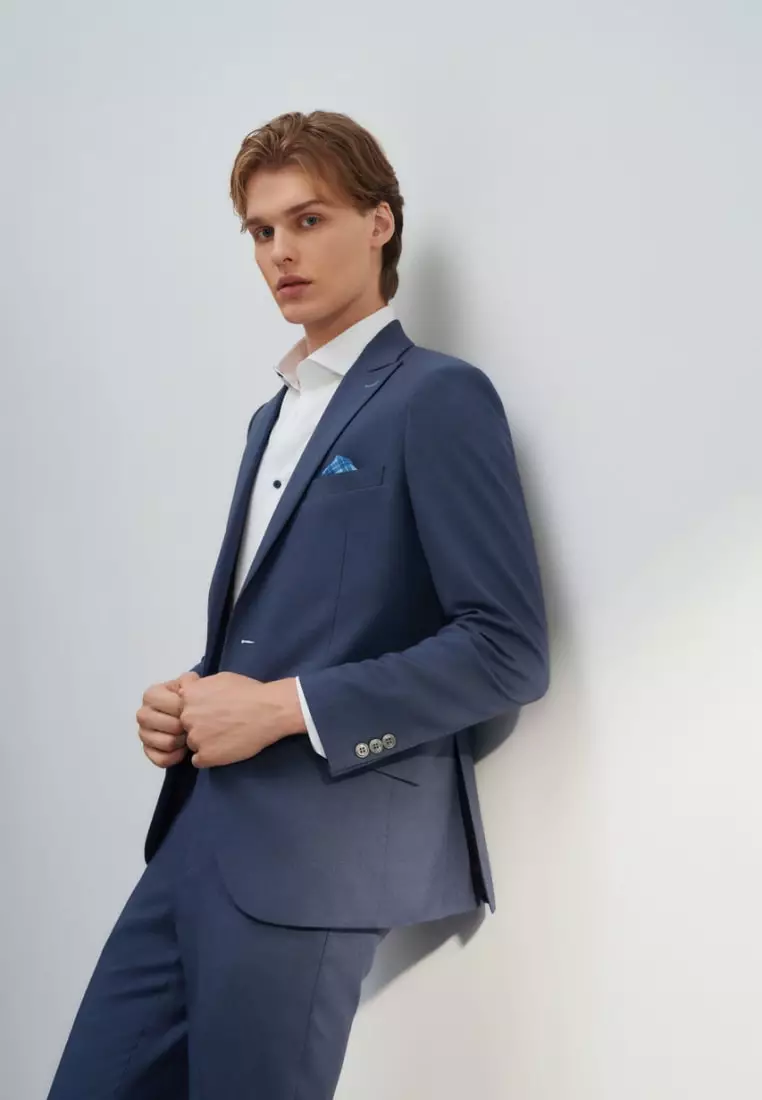 Buy G2000 Telford Teflon Smart Fit Twill Suit Blazer 2025 Online - Main Image