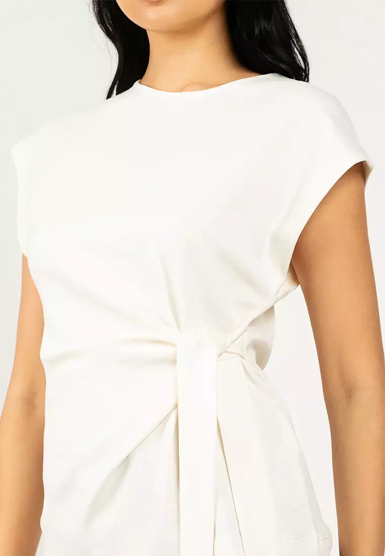 Side Tie Detail T-Shirt