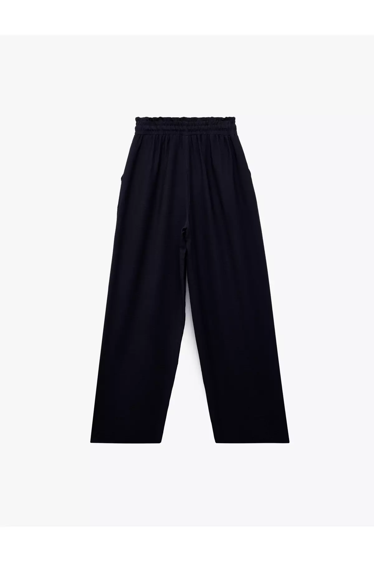 Regular Fit Viscose Wide Leg Palazzo Trousers