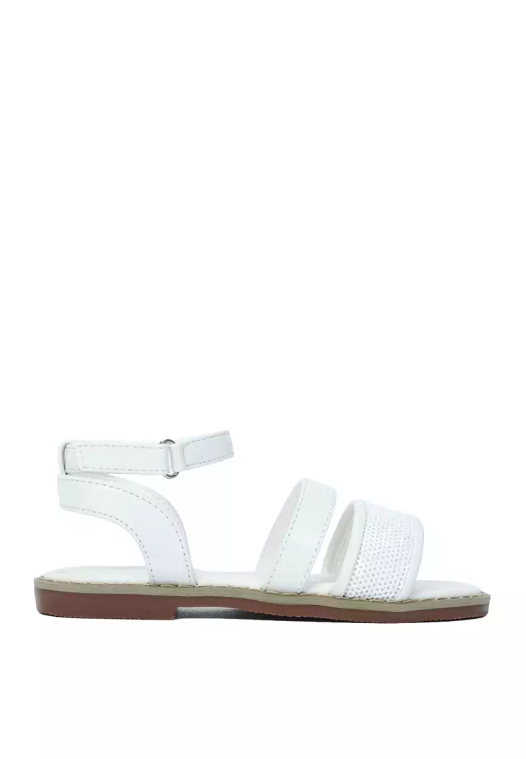 White hotsell sequin sandals