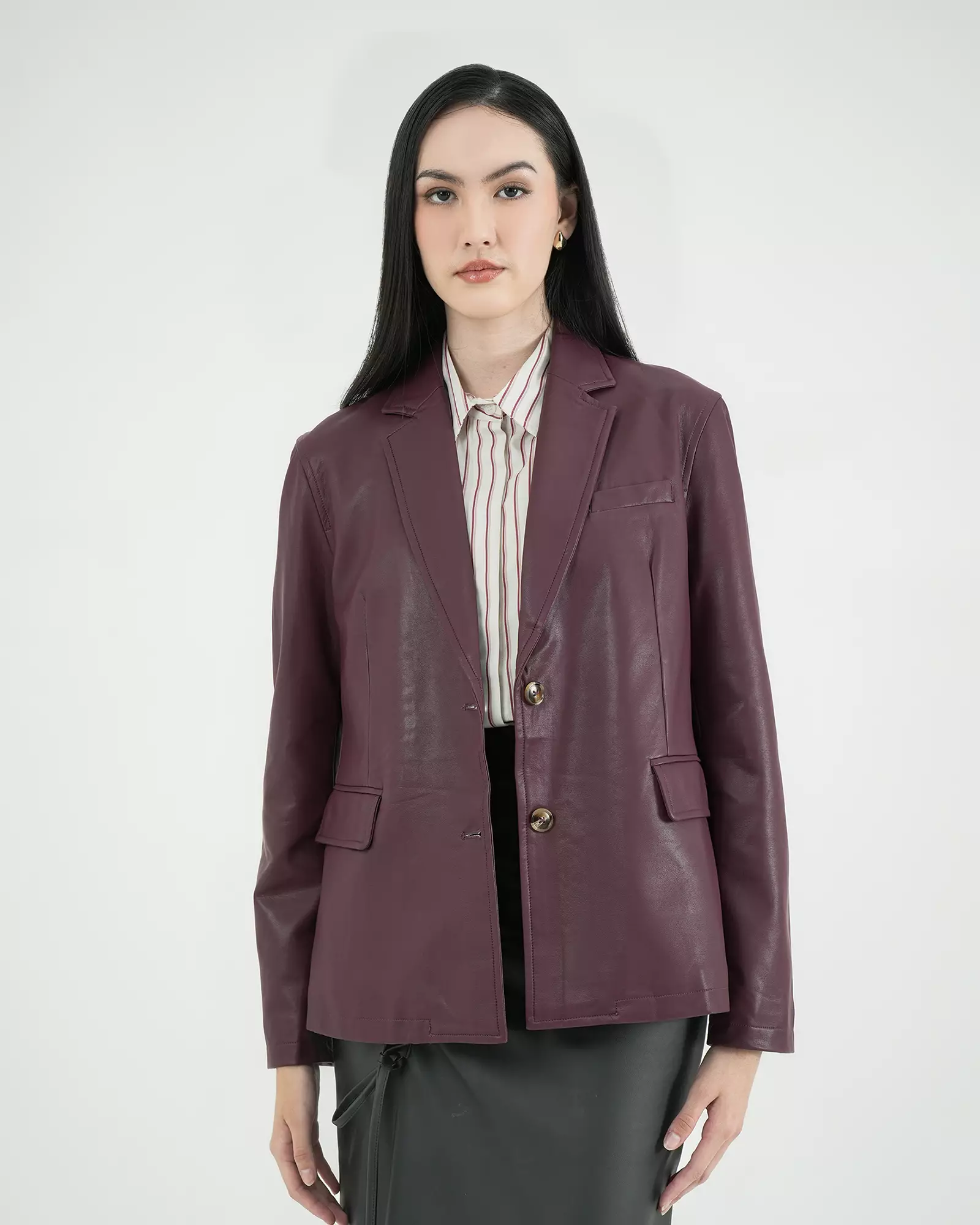 Geulis.id INDIRA JACKET - Wine