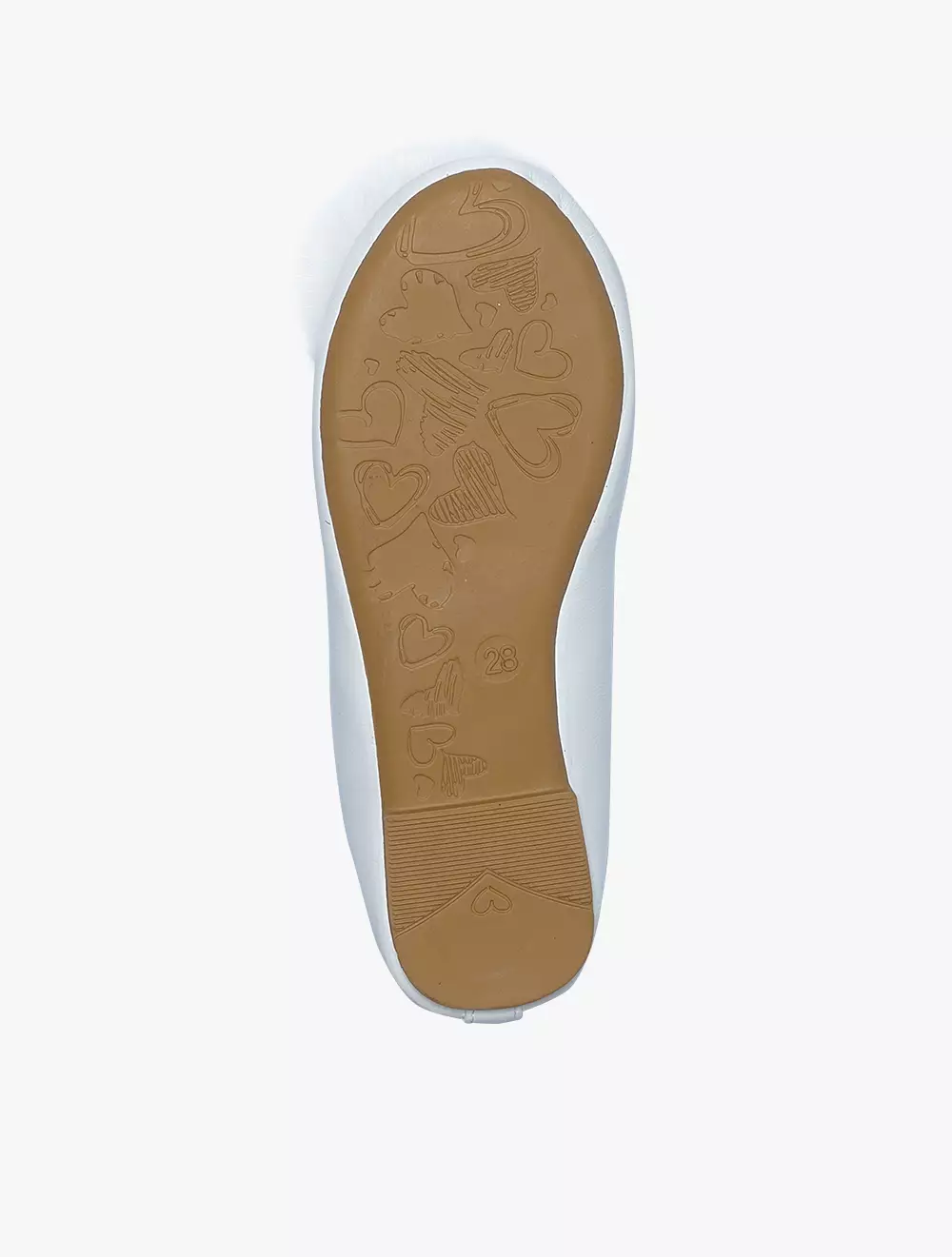 Payless Chrissie Childrens Duma Flats - White_07 - White