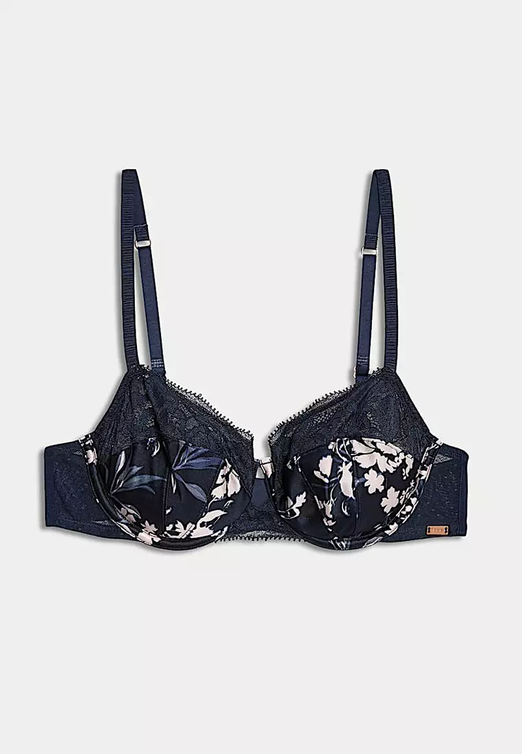 Lantana Silk & Lace Wired Balcony Bra