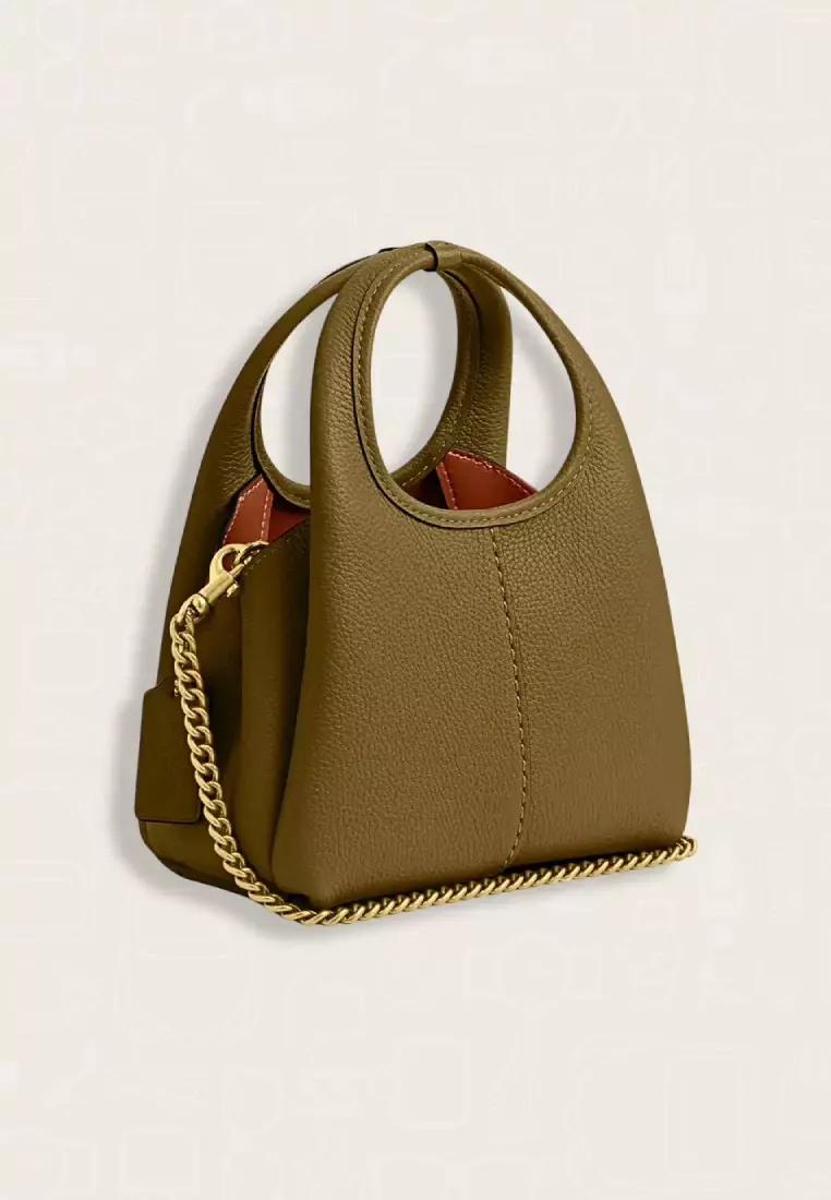 Coach Lana Shoulder Bag 19 Muted Olive