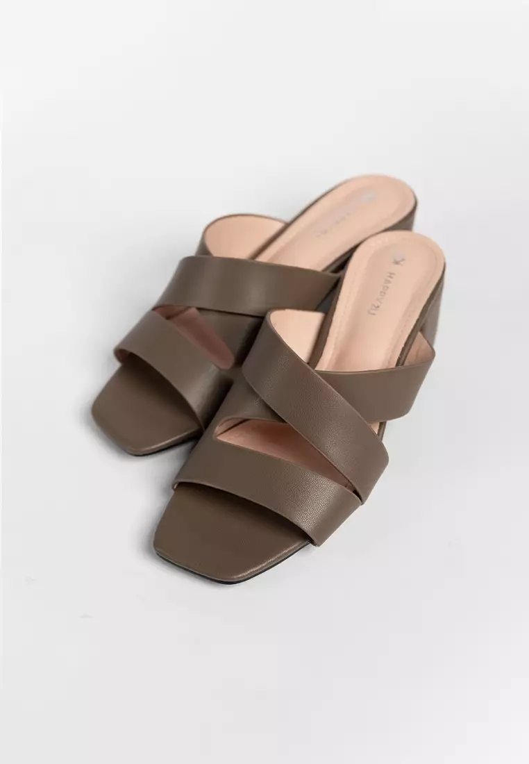 Jessica Mid Heel Mules