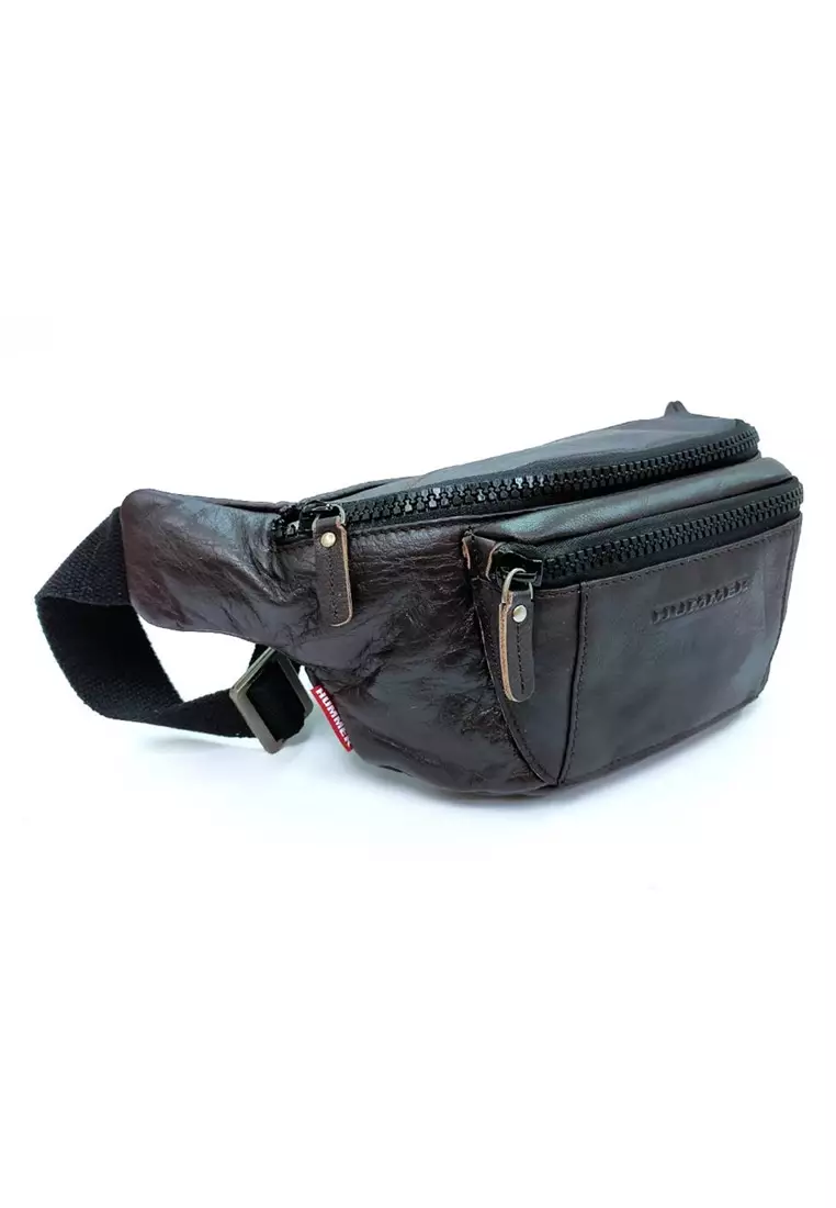 Buy HUMMER HUMMER LEATHER WAIST POUCH 2 COLORS Online ZALORA