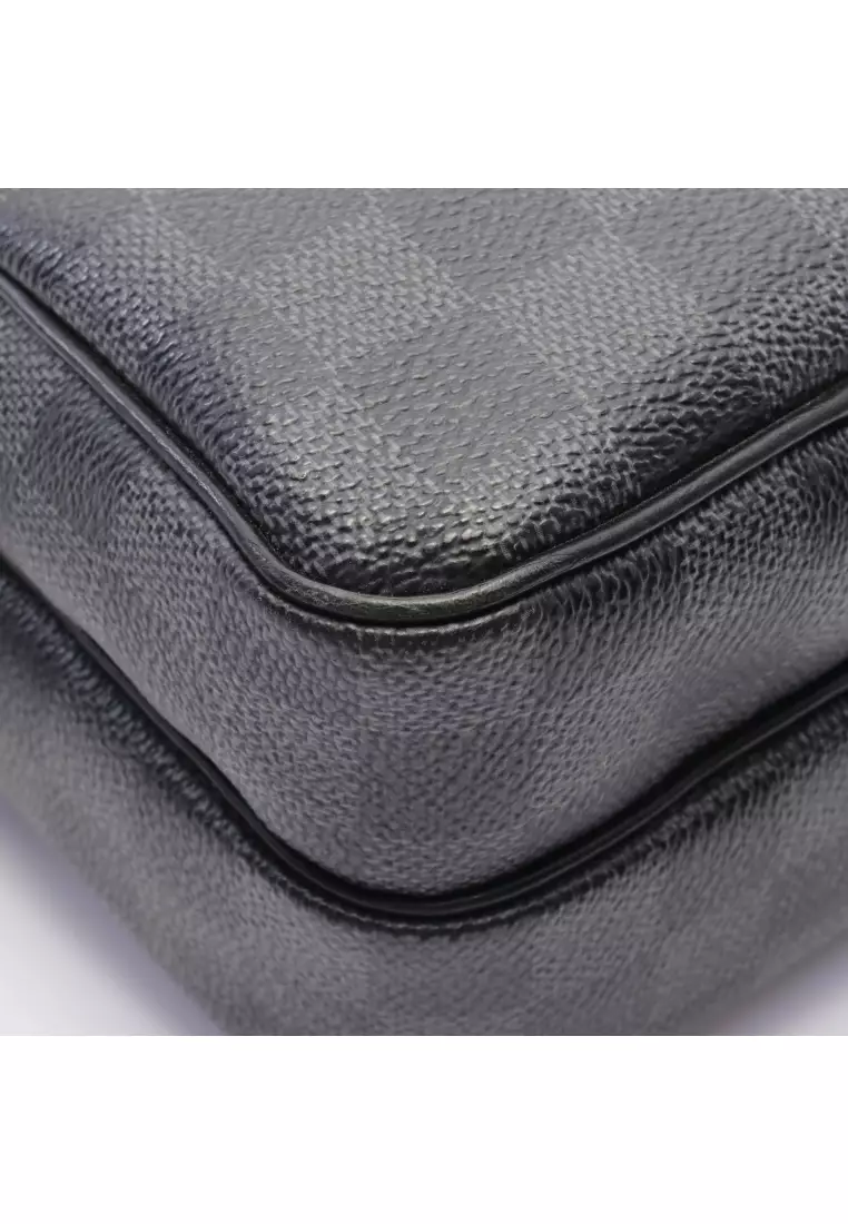 Louis Vuitton Marine Epi Leather Patchwork Graphite Keepall 50
