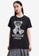 Urban Revivo black Graphic Print T-Shirt 4F1FBAAE243DF5GS_1