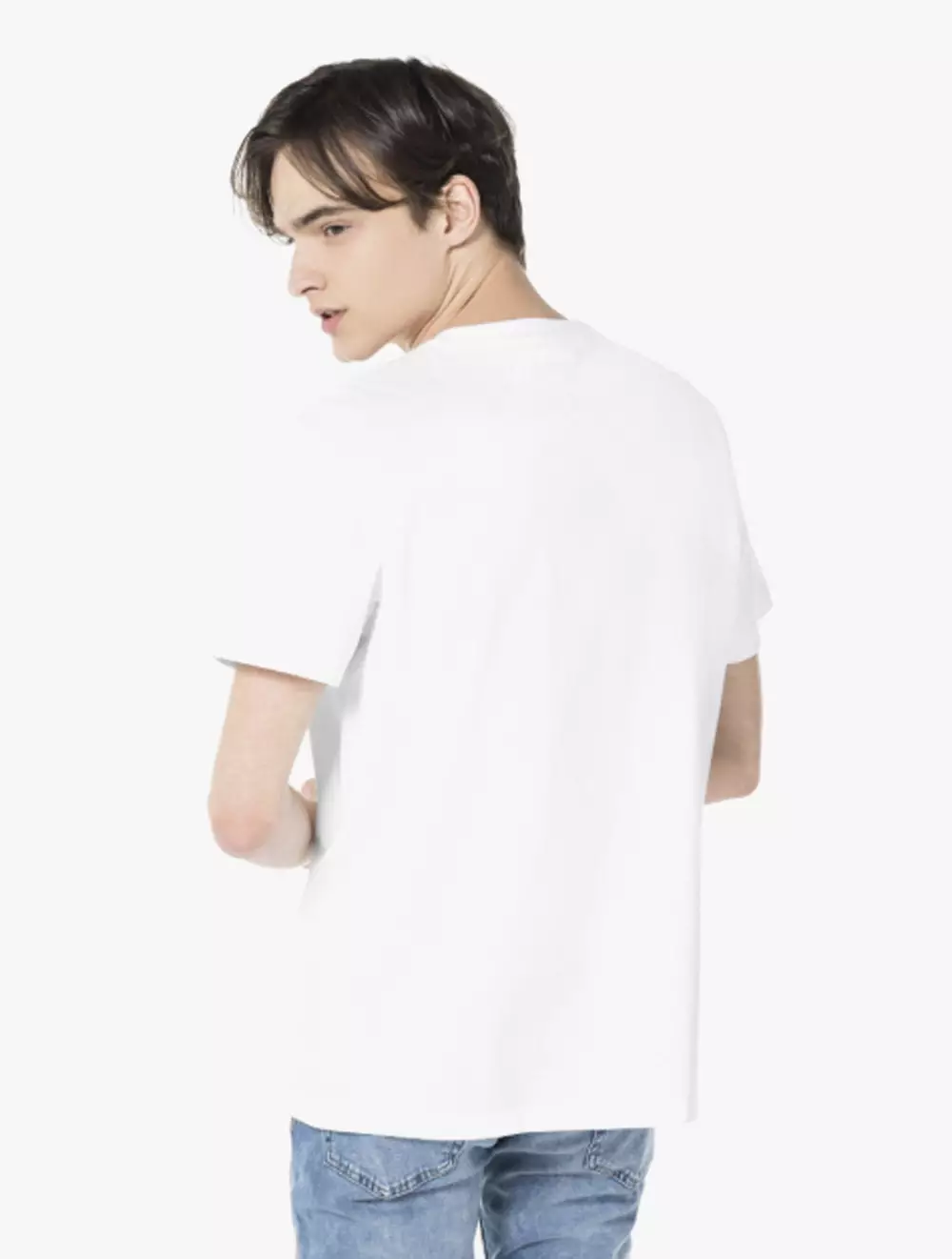 CK JEANS - MEN'S REGULAR FIT CK BADGE LOGO SHORT SLEEVE T-SHIRT - white