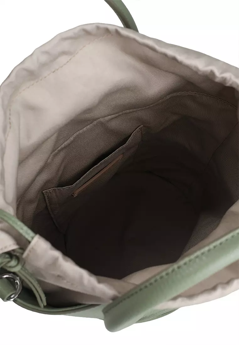 Myrtha Maxi Logo Medium Bucket Bag