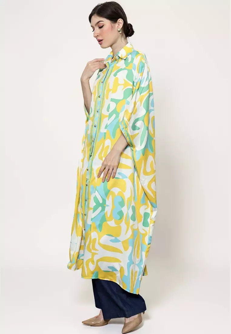 Kanzi Collared Kaftan