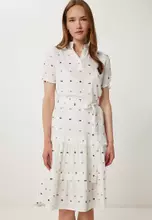 Bone Pink Polka Dot