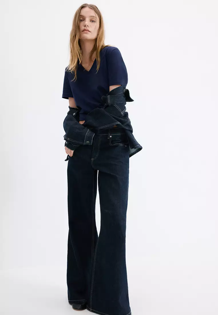 V-Neck Cotton T-Shirt