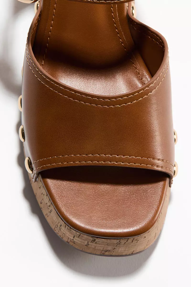 Wedge-heeled sandals