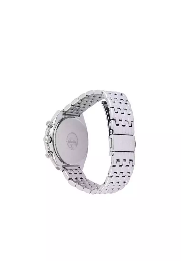 Jam Tangan Wanita Alba Original Garansi Resmi Strap Stainless Steel Silver AM3488 AM3488X1 Silver