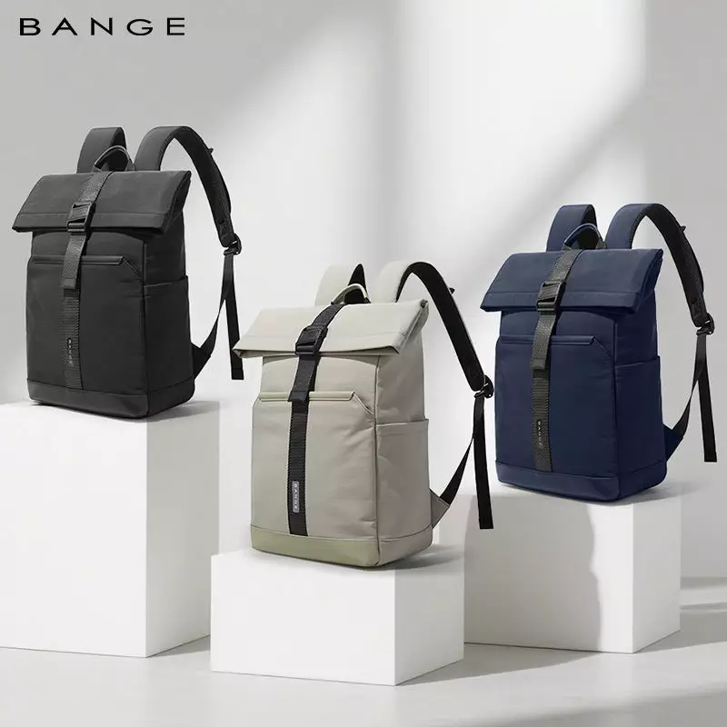 BANGE BG3126 Tas Ransel pria Laptop Kerja Backpack Pria Ringan Waterproof 15.6 Inch- Black