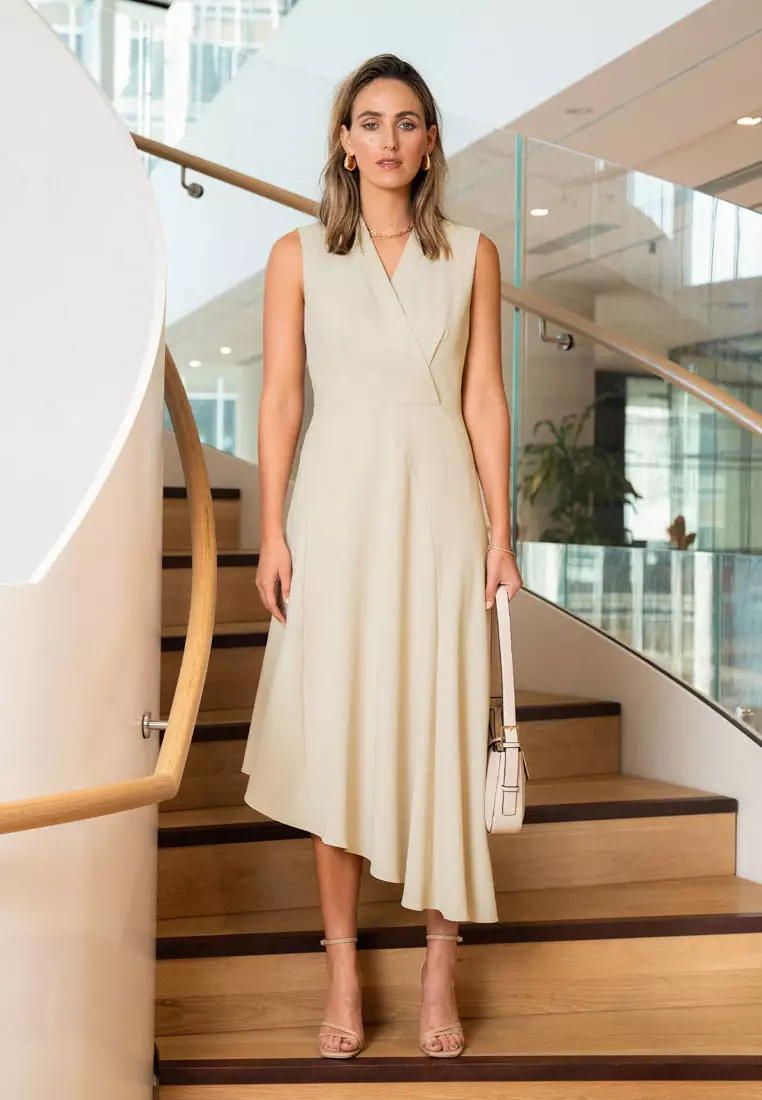 Polly Bias Midi Dress