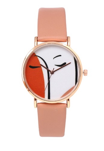 Jual Milliot Co Carol Rose Gold Leather Strap Watch Original Zalora Indonesia