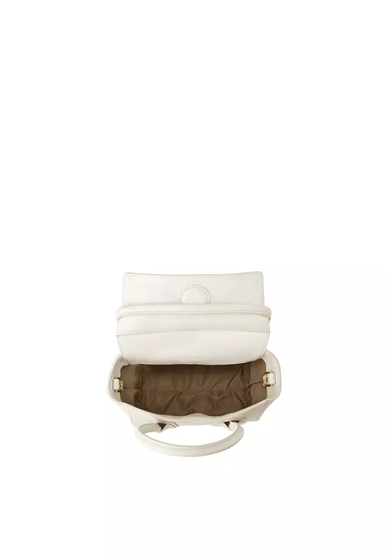 UNNI Mini Top Handle Bag - Beige