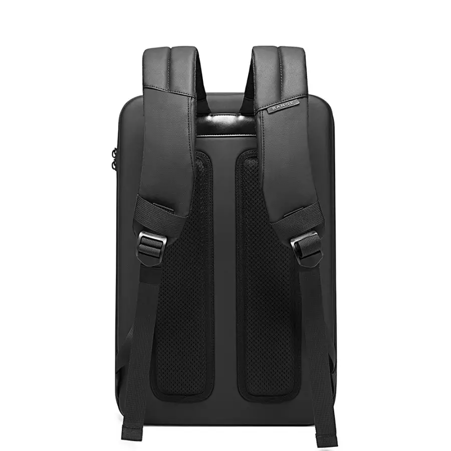 Bange BG22092 Tas Ransel Backpack Laptop Kerja pria Anti Theft TSA Lock USB 15.6 Inch - BLACK