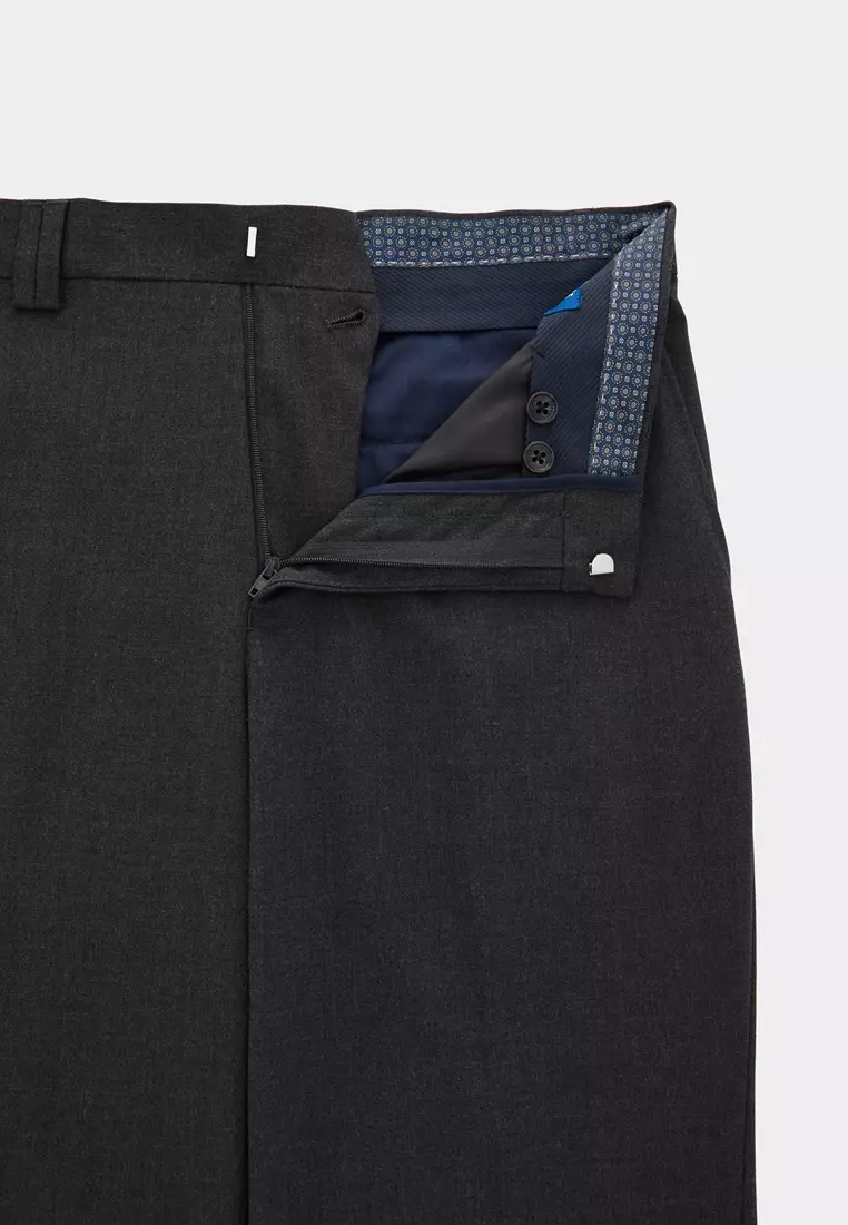 Charcoal Grey Classic Trousers