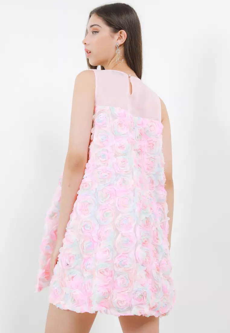 Heart Shape Pekaboo Mc Rossette Dress