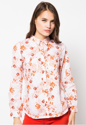 SOTIRE Shirt with Floral Motif