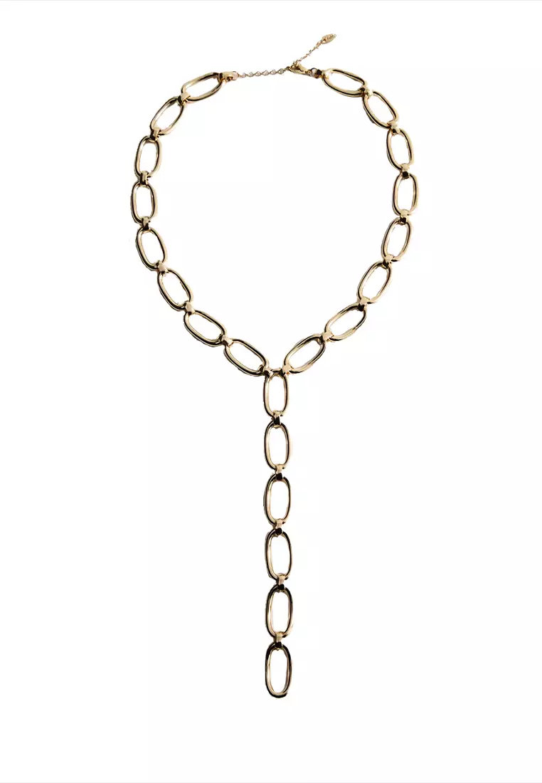Long Link-Design Necklace