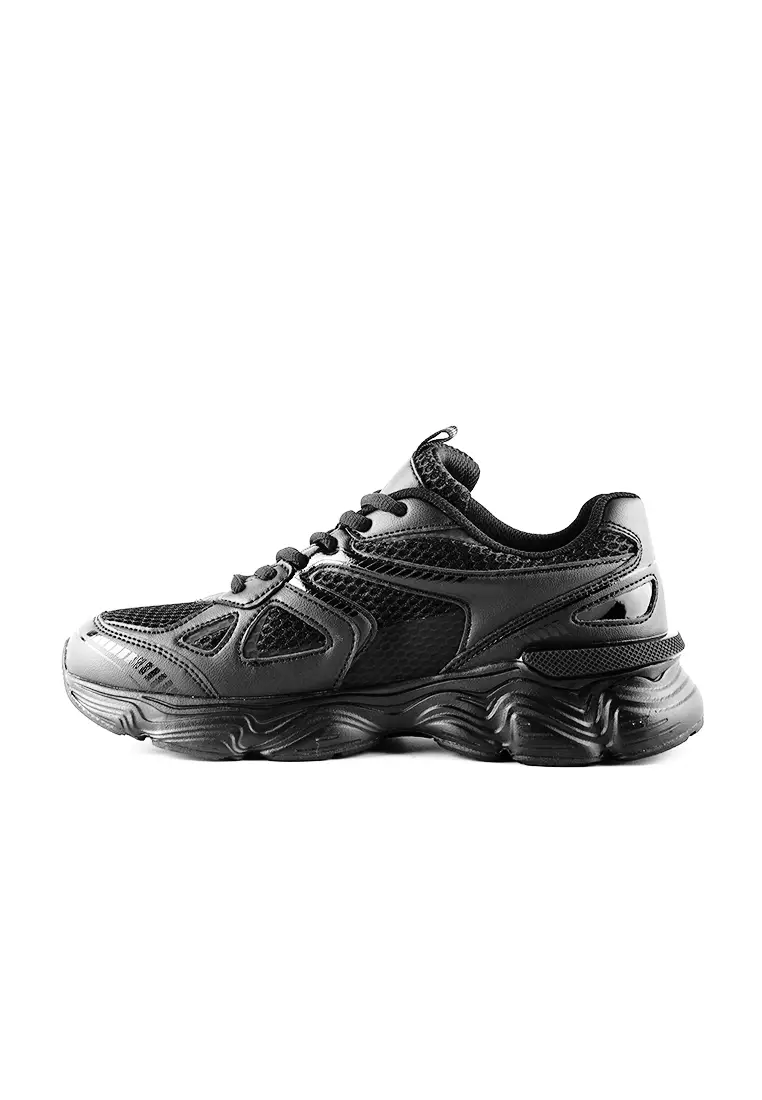 Jackson Redo 1JY Full Black - Sepatu Sneakers Pria