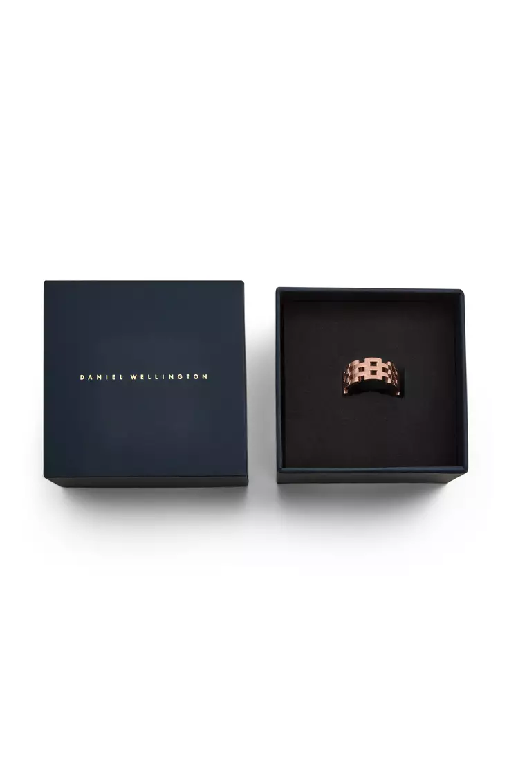 5-Link Ring Rose Gold  - Unisex Ring for women and men stainless steel Ring DW Official Authentic Original Cincin perempuan lelaki DW