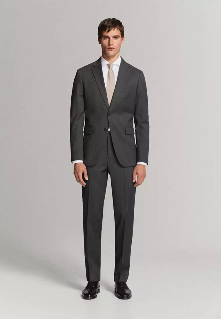 Turin 100% Wool Suit Trousers