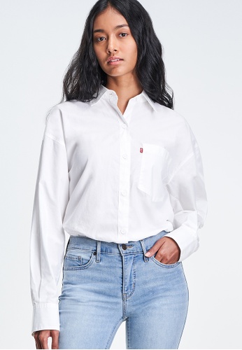 Buy Levi's Levi's® Women's Nola Menswear Shirt A3362-0000 2023 Online ...