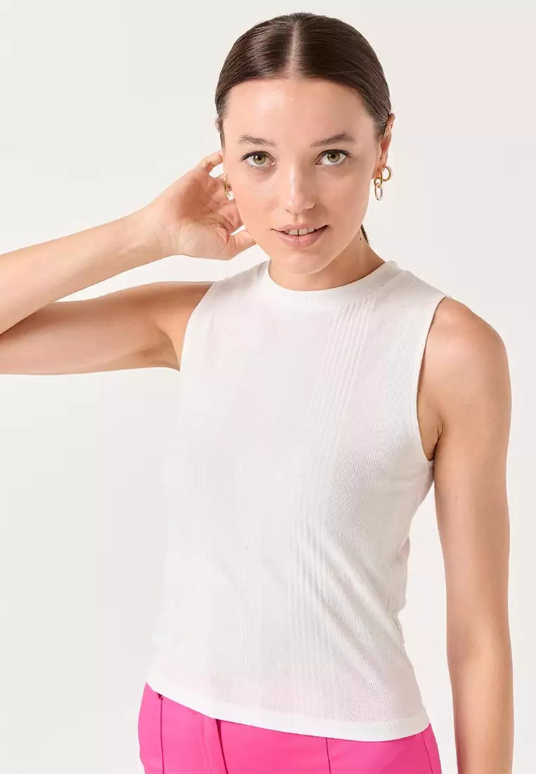 Buy Jimmy Key Casual Sleeveless Top 2024 Online ZALORA Singapore