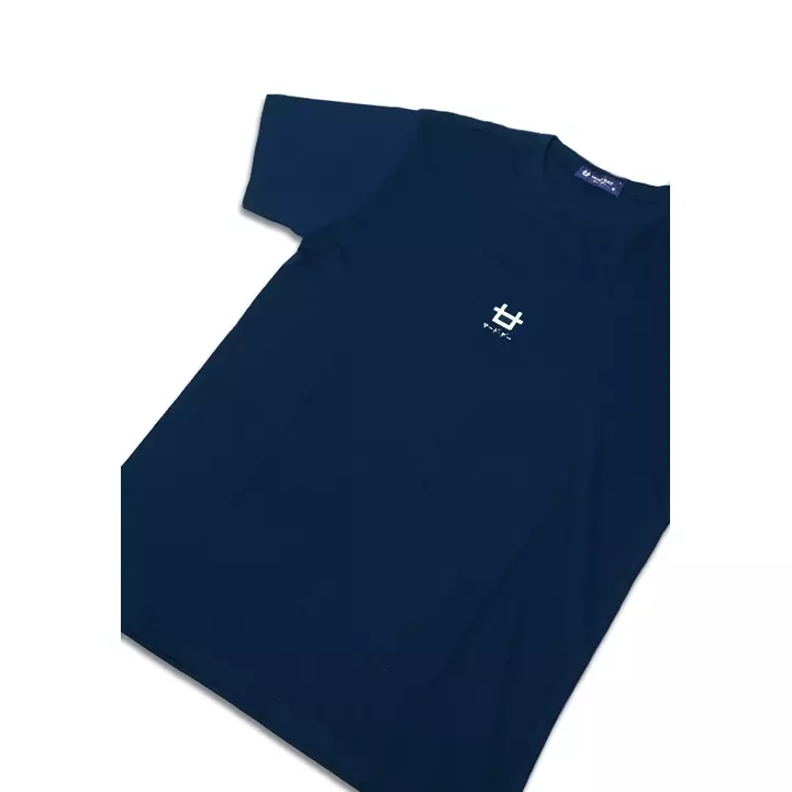 MTE35F list waist logo nv Kaos Navy