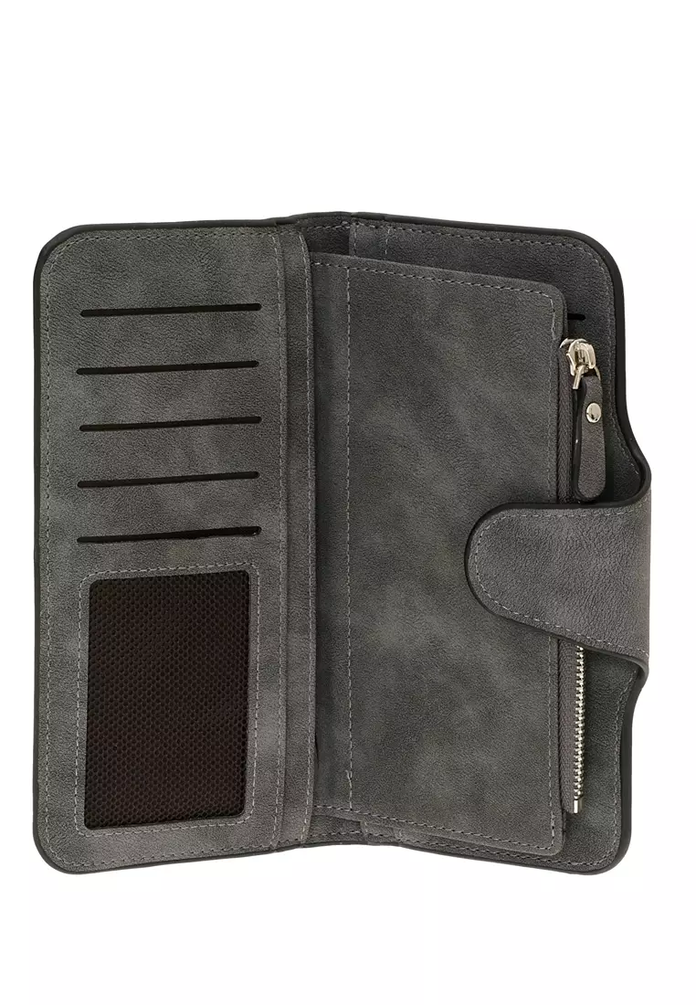 Dompet Wanita Model Panjang Casual Women Wallet Many Slot Material Kulit ORIGINAL