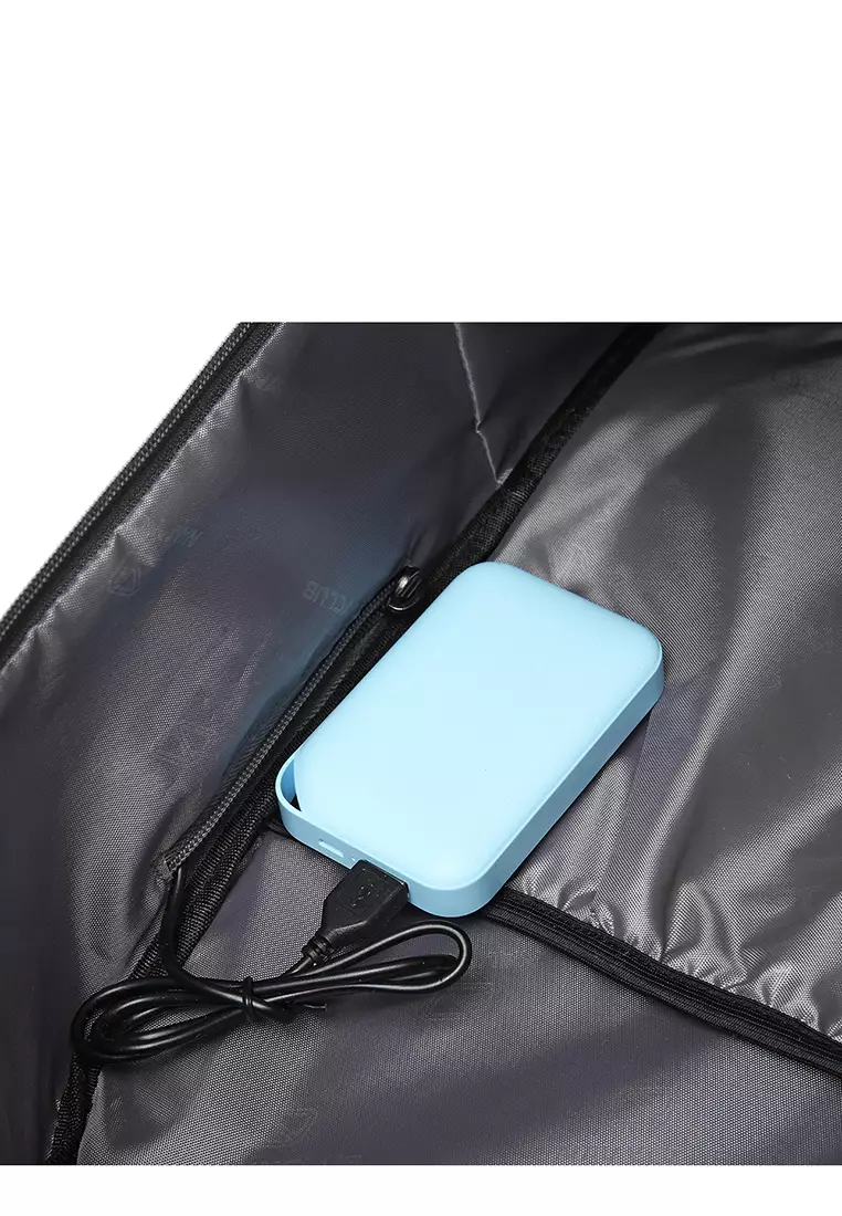 Navy Club Tas Ransel Laptop Tas Pria Tas Wanita Tas Punggung Tas Kerja Sekolah Backpack USB PORT HAG