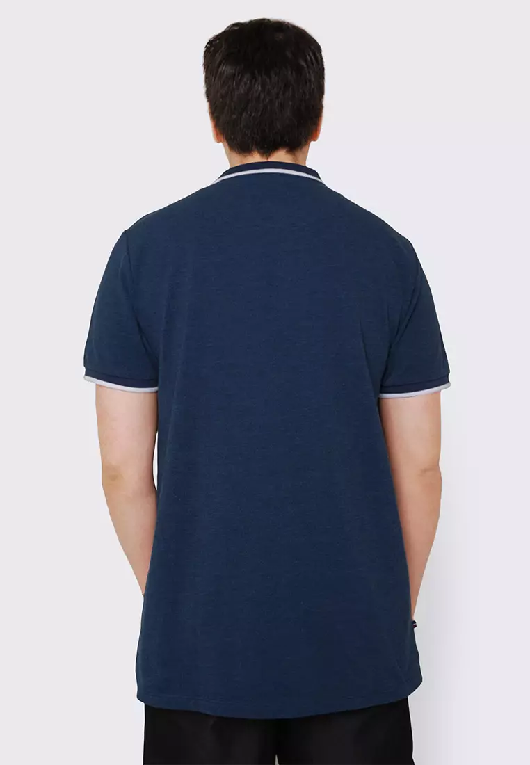 Polo Pique With Contrast Trim