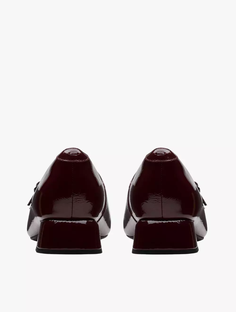 Clarks Daiss30 Shine Burgundy Patent