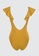 Trendyol yellow Ruffle Detail Swimsuit DBE6CUS575025BGS_6