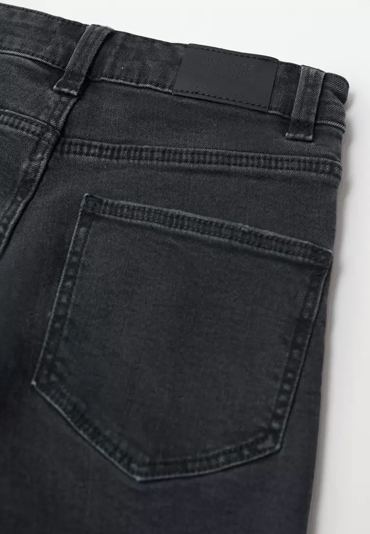 Medium-Waist Denim Shorts