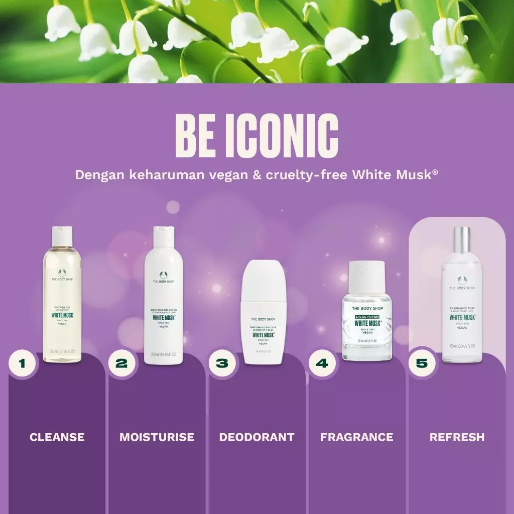 White Musk Fragrance Mist 100Ml