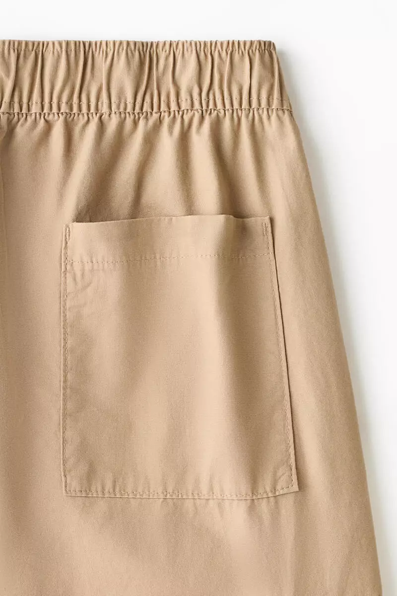 Loose Fit Cotton cargo trousers