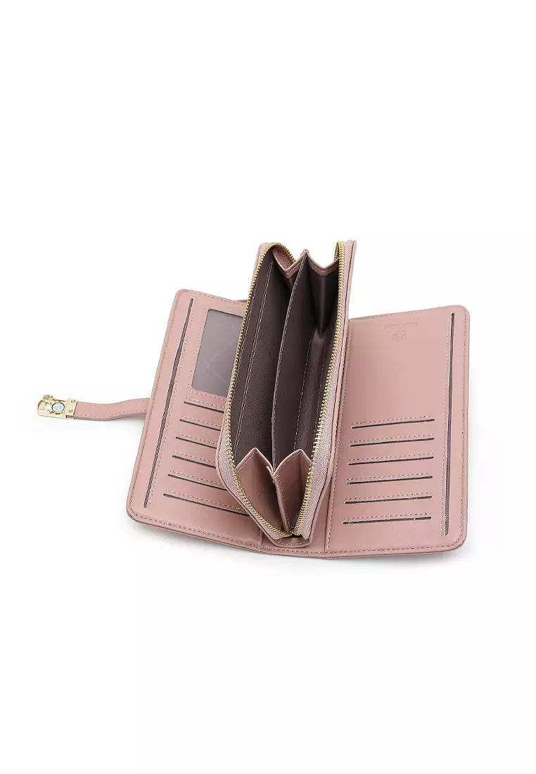 Women's Long Purse / Wallet - Dark Pink