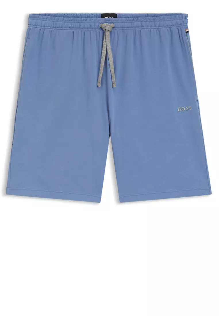Logo Print Terry Lounge Shorts - BOSS Mainline