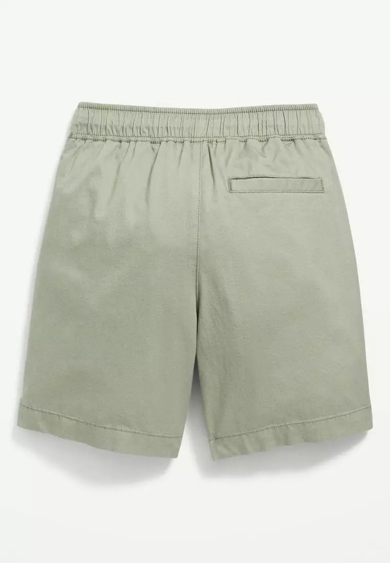Twill Non-Stretch Jogger Shorts for Boys