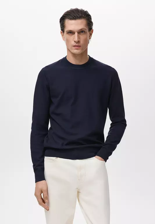Microstructured Knitted Sweater