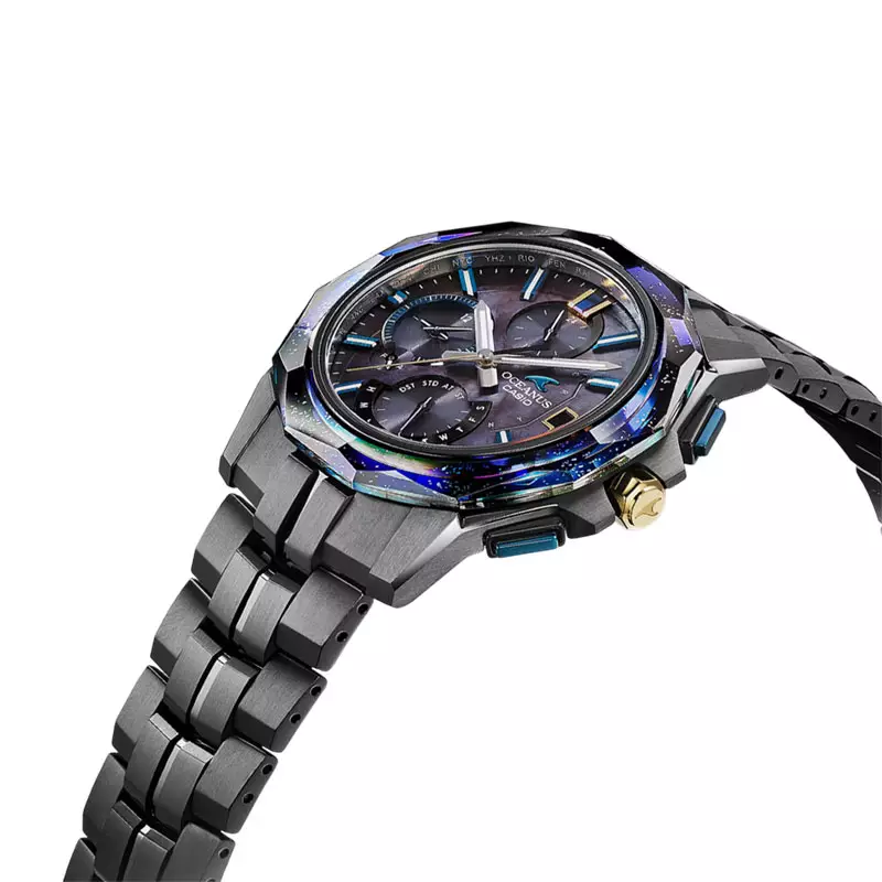 Jam Tangan Pria Casio Oceanus Manta OCW-S6000BV-1AJR Tough Solar Chorongraph Dial Titanium Band (JDM)