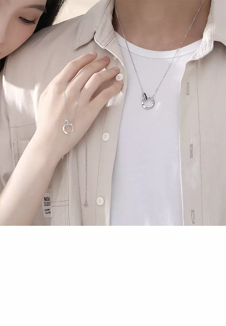 Buy Mooclife 925 Sterling Silver Simple and Fashion Crown Möbius